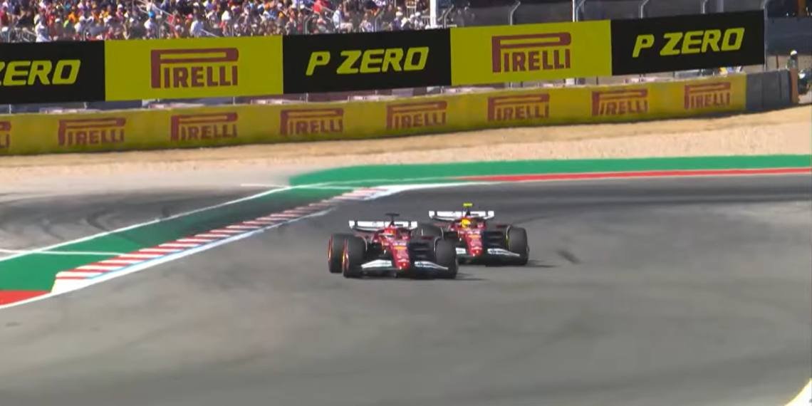 Ferrari di Hamilton e Leclerc