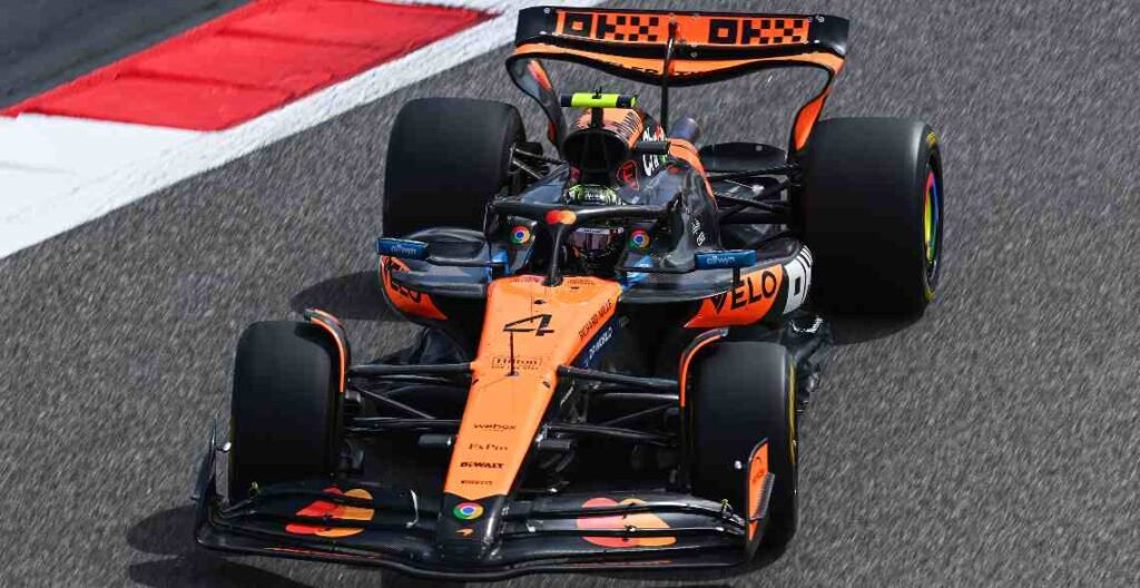 F1, Norris alla guida della McLaren