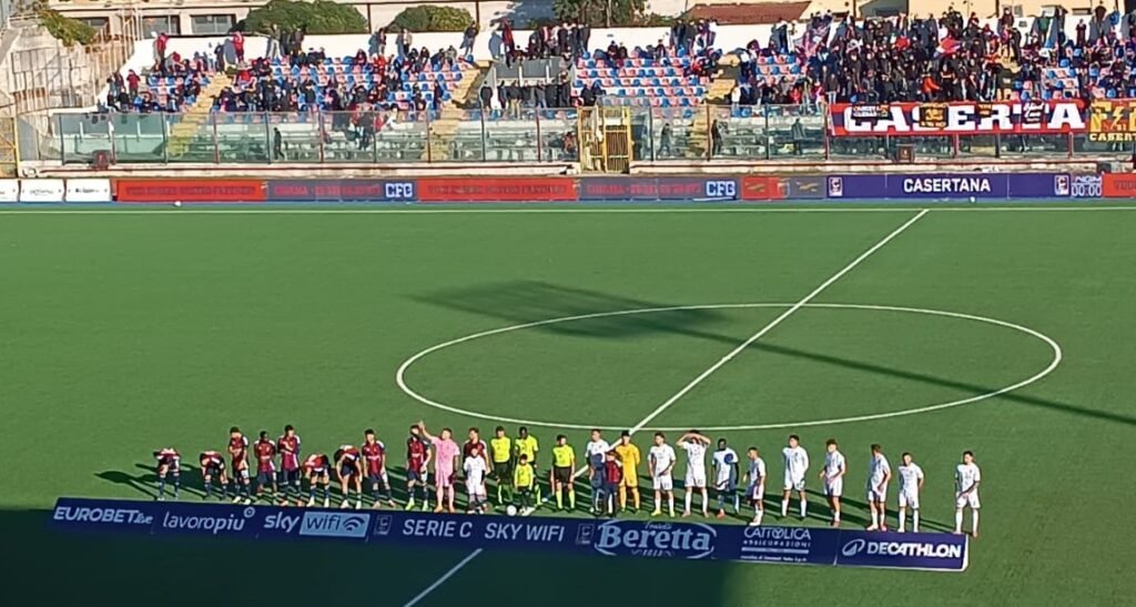 Serie C, Casertana in campo