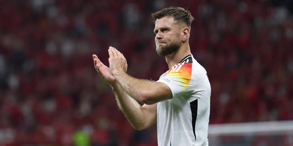 Niclas Füllkrug nuovo acquisto del Milan con la maglia della Nazionale tedesca