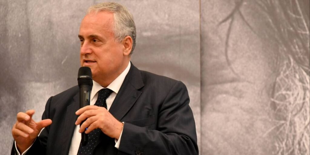 Claudio Lotito presidente Lazio