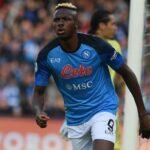Victor Osimhen con la maglia del Napoli