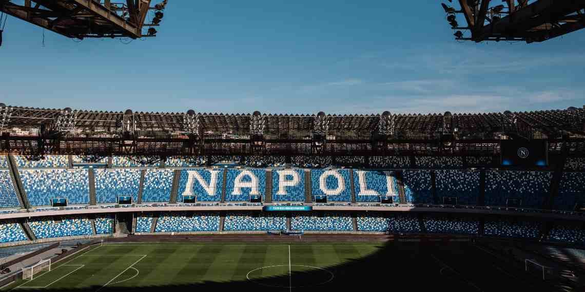 Stadio Maradona di Napoli, dove gioca la squadra della città