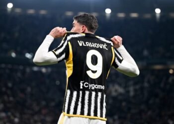Dusan Vlahovic attaccante della Juventus