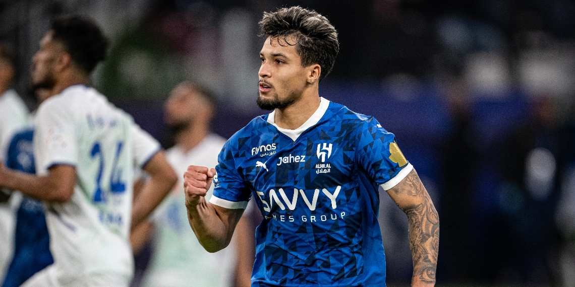 Marcos Leonardo con la maglia dell'Al-Hilal
