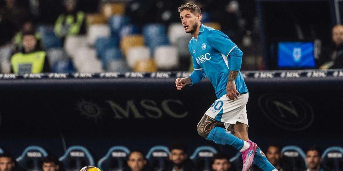 Pasquale Mazzocchi con la maglia del Napoli