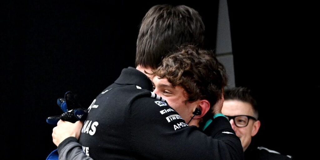 Antonelli pilota Mercedes in F1