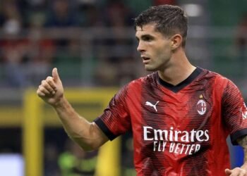 Pulisic con la maglia del Milan