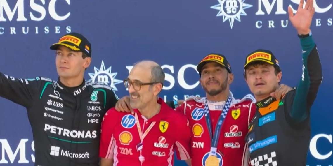Hamilton vince la prima gara con la Ferrari in F1